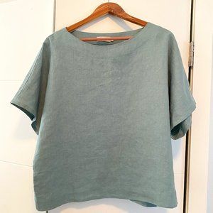 Magic Linen short sleeve top